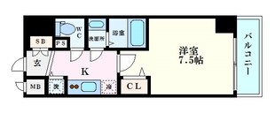 プレサンス北浜ラ・フェスタの物件間取画像